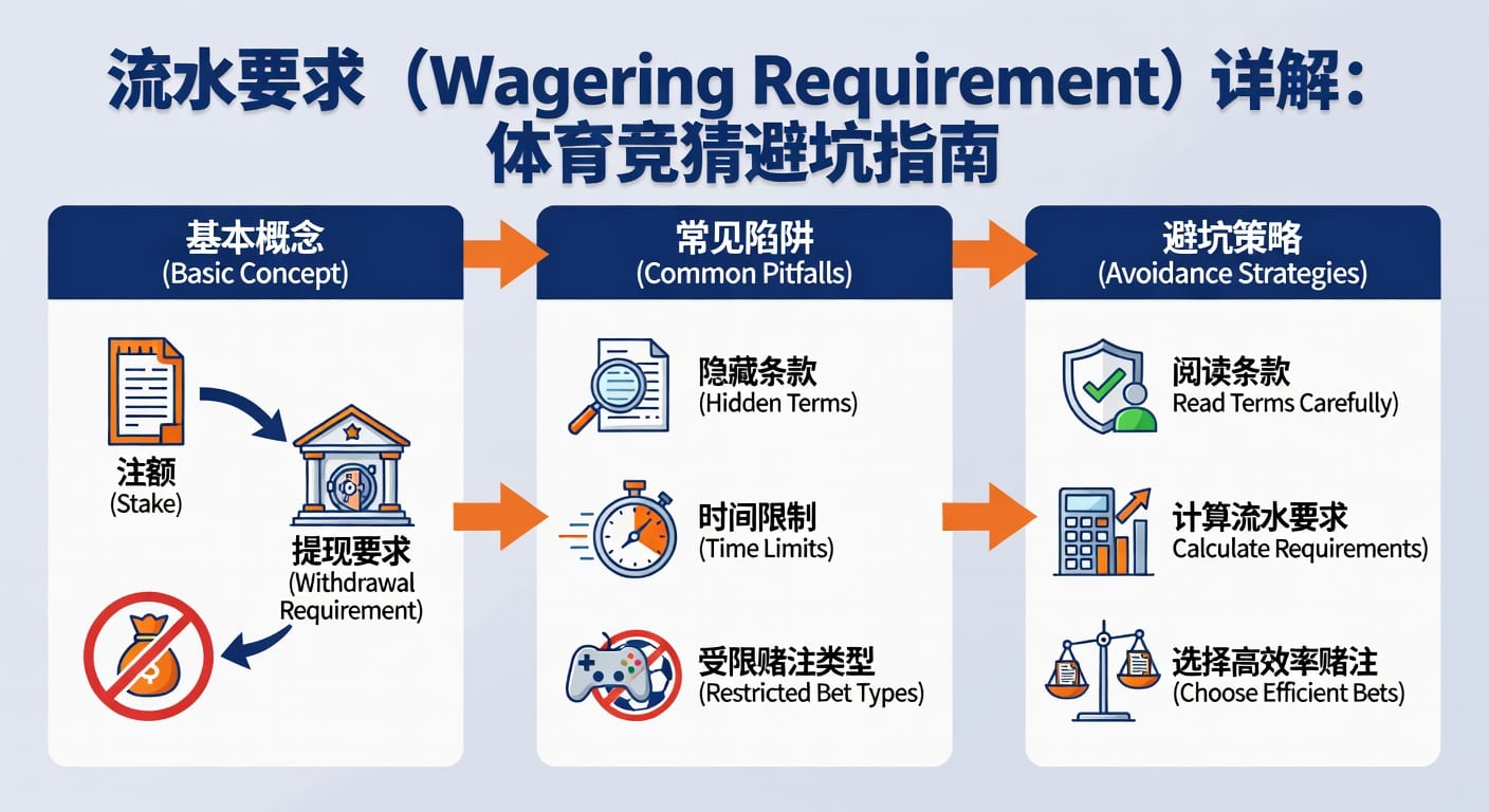 流水要求 sports wagering requirement 解析与结算规则