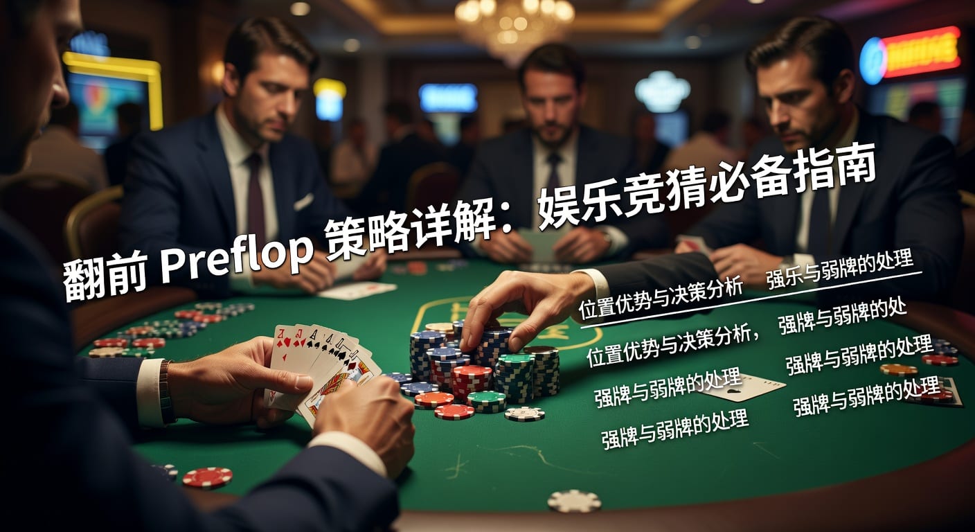 翻前 preflop 进阶指南：起手策略与实战判断