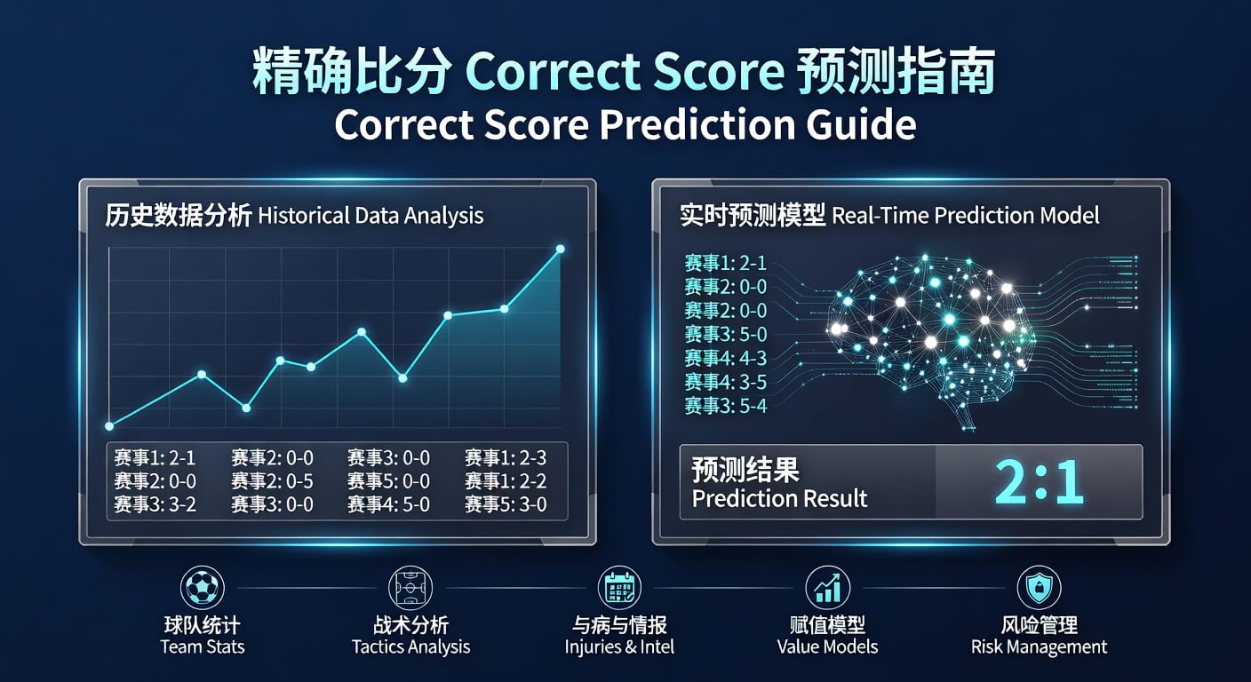 精确比分 correct score：投注技巧与实战判断