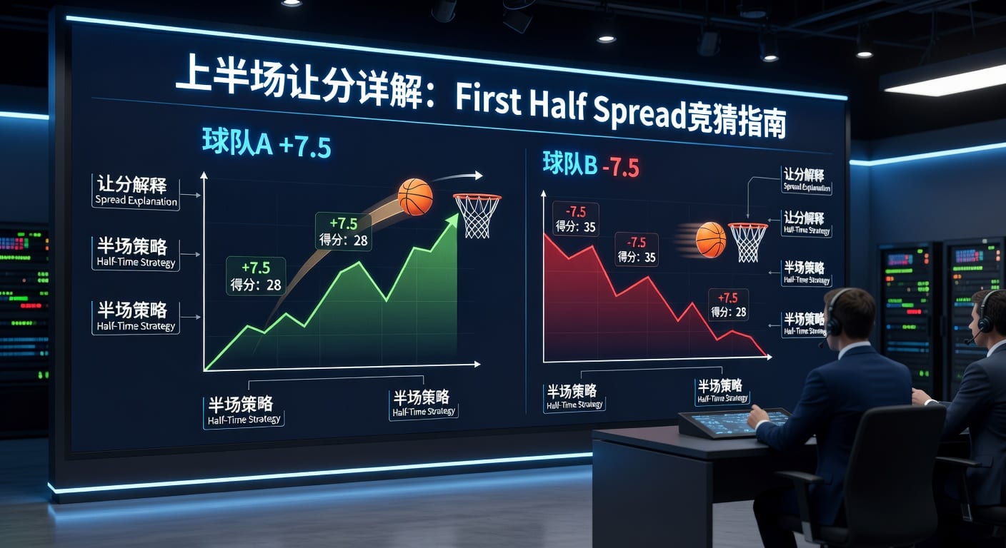上半场让分 first half spread 实战解析｜308vip开元官网入口